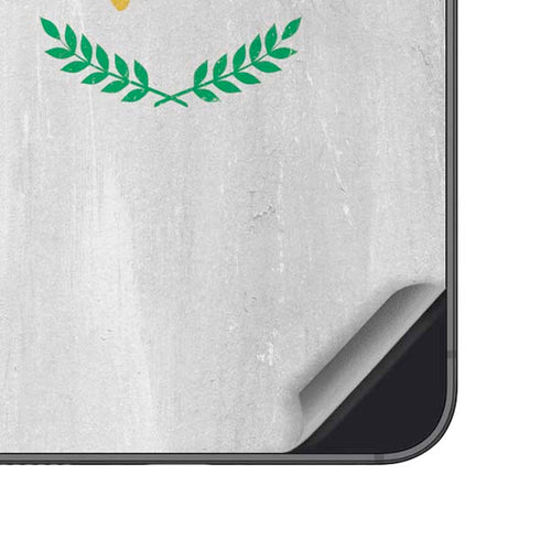 Cyprus Flag Distressed Galaxy S25 Skin